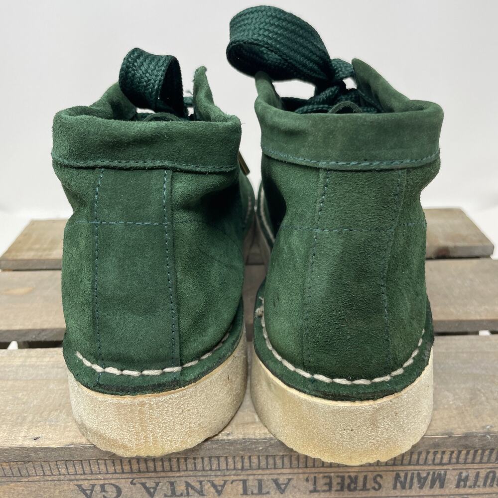 Free People Ashton Suede Moccasin Ankle Boots In Green Size 6.5 New - Picture 9 of 12